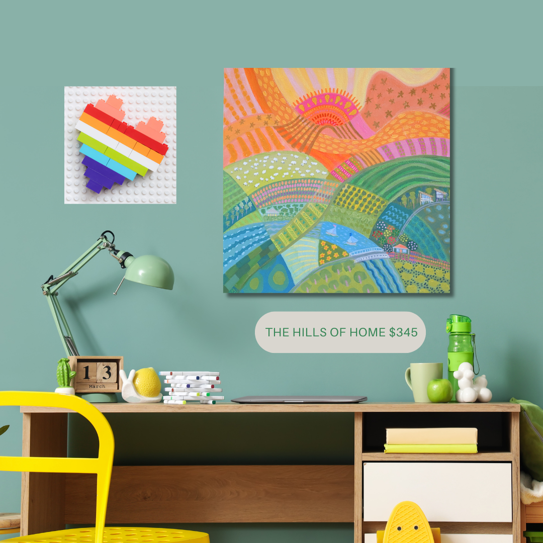 The Hills of Home - ORIGINAL artwork
