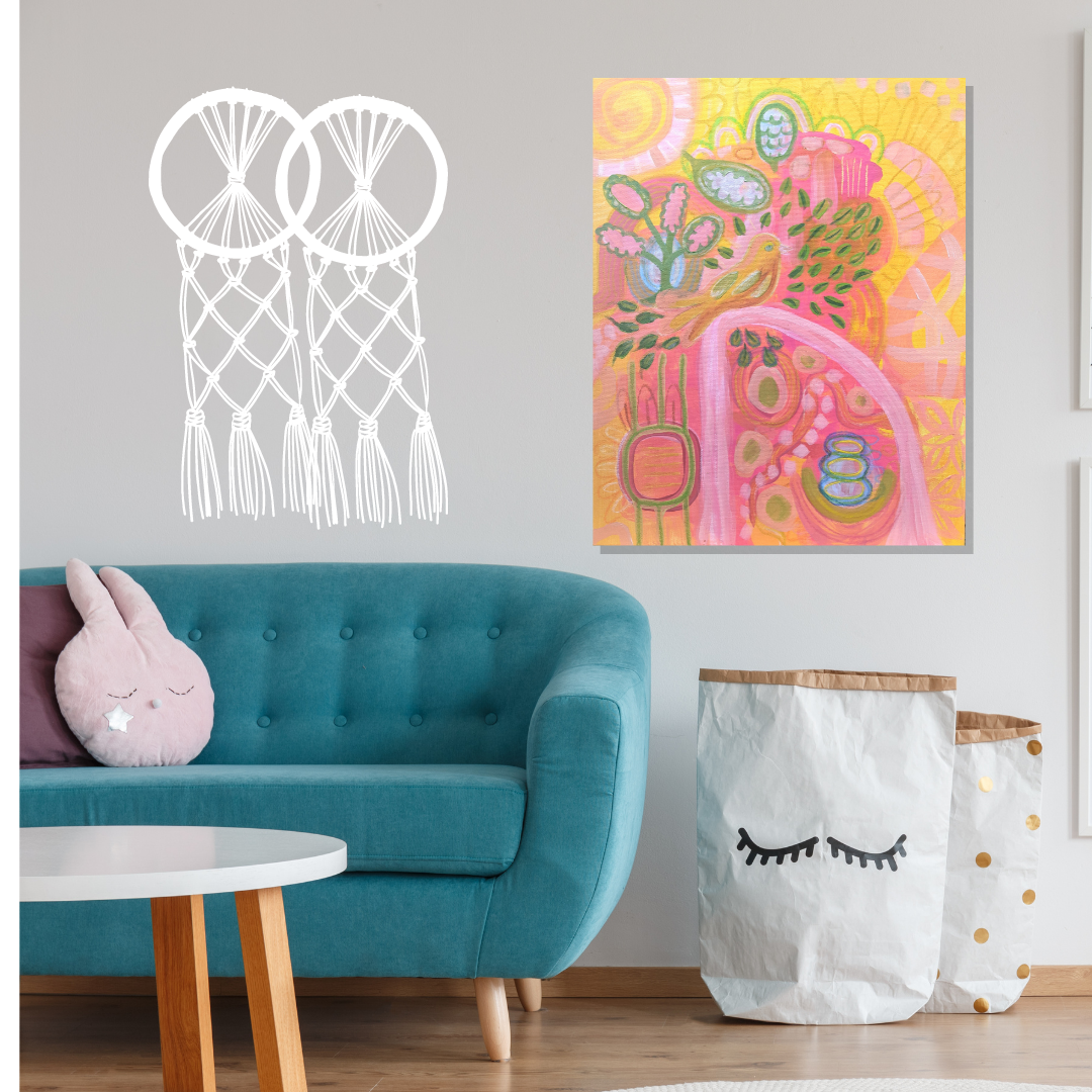 Give a Little Whistle ORIGINAL artwork - SOLD