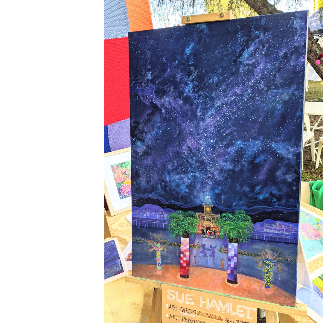 Twinkle Town in July - original painting SOLD