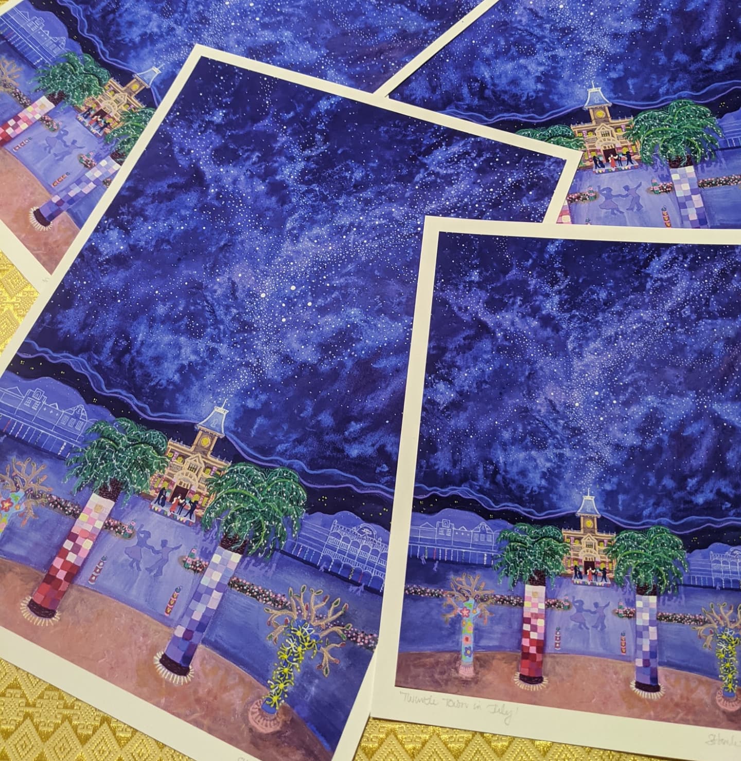 Twinkle Town in July - fine art print