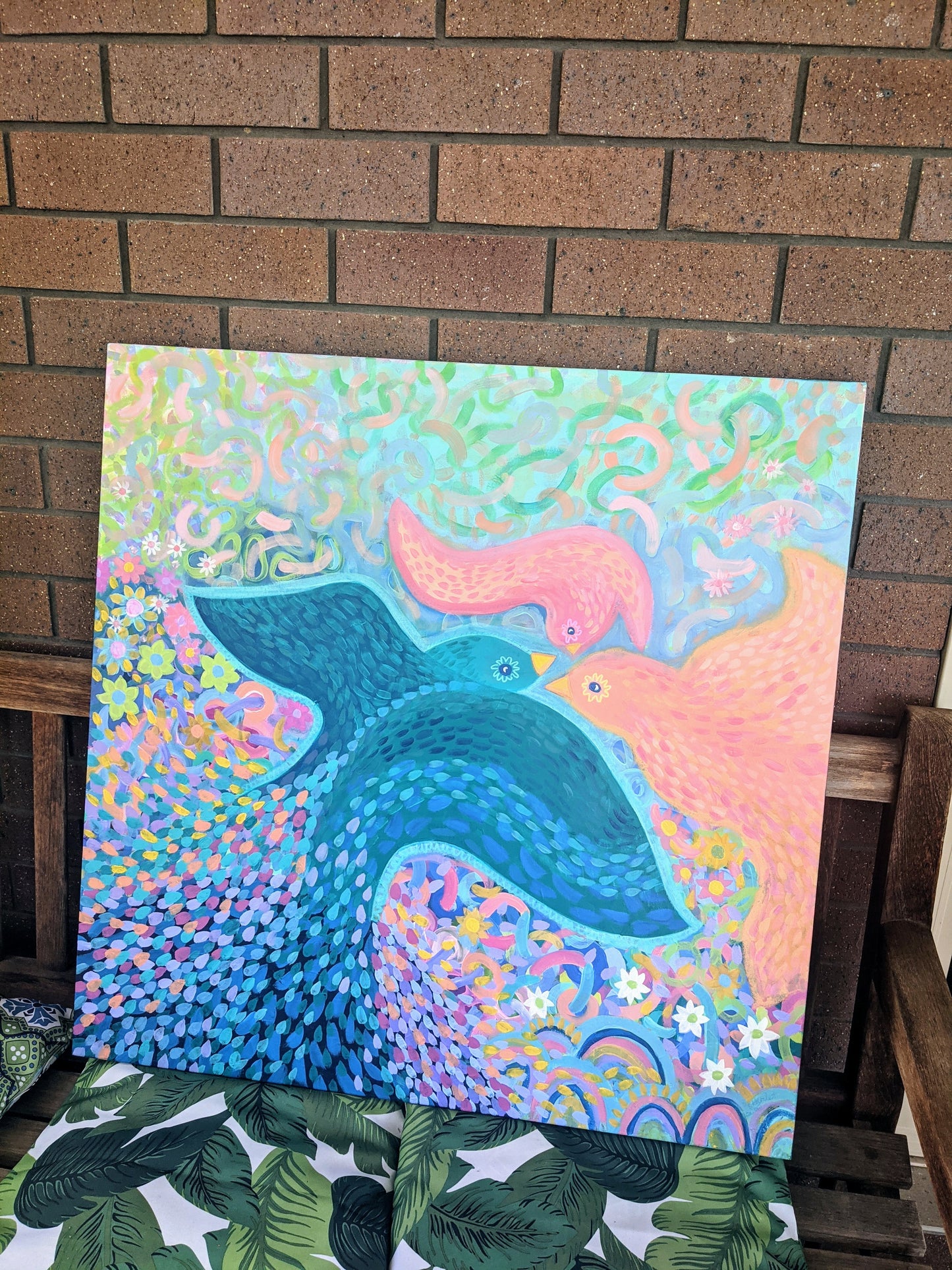 Flock Together ORIGINAL artwork - SOLD