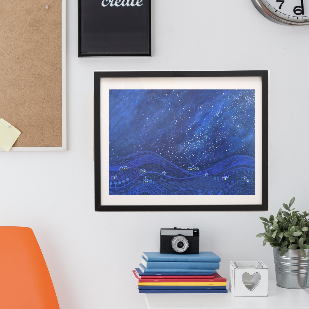 Connected under Country Skies - FINE ART PRINT