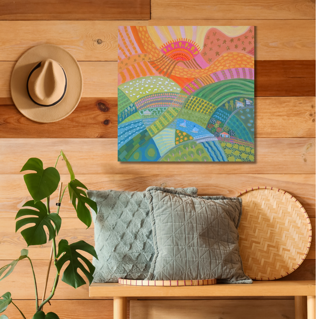 The Hills of Home - ORIGINAL artwork