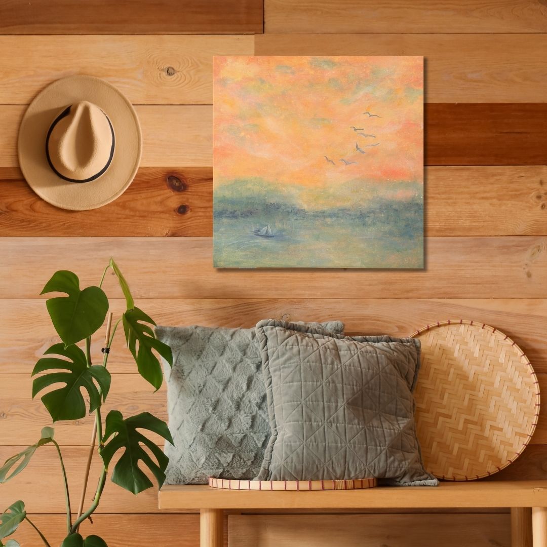 Where the Shore Holds the Light - ORIGINAL artwork