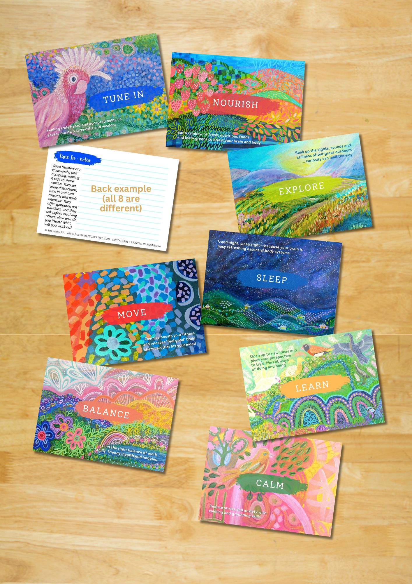 Uplifting Art Cards EXPANSION pack (set of 8)