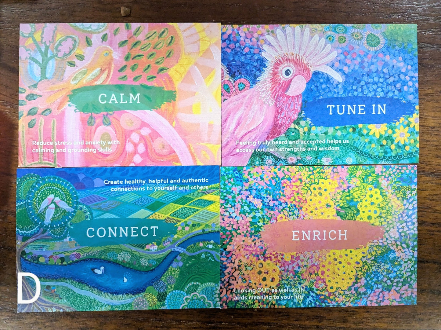 Mini pack Uplifting Art Cards (4 cards)