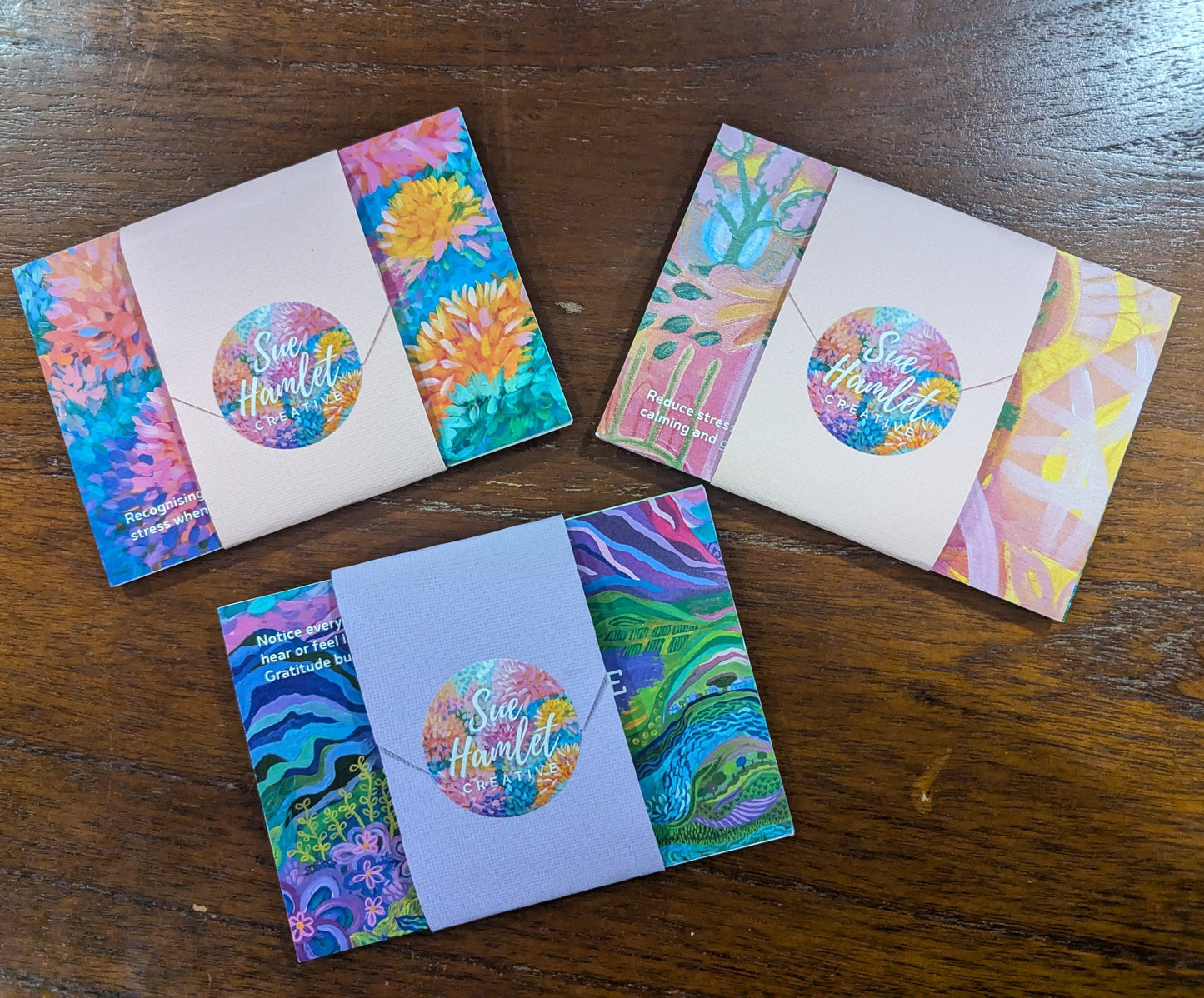 Mini pack Uplifting Art Cards (4 cards)