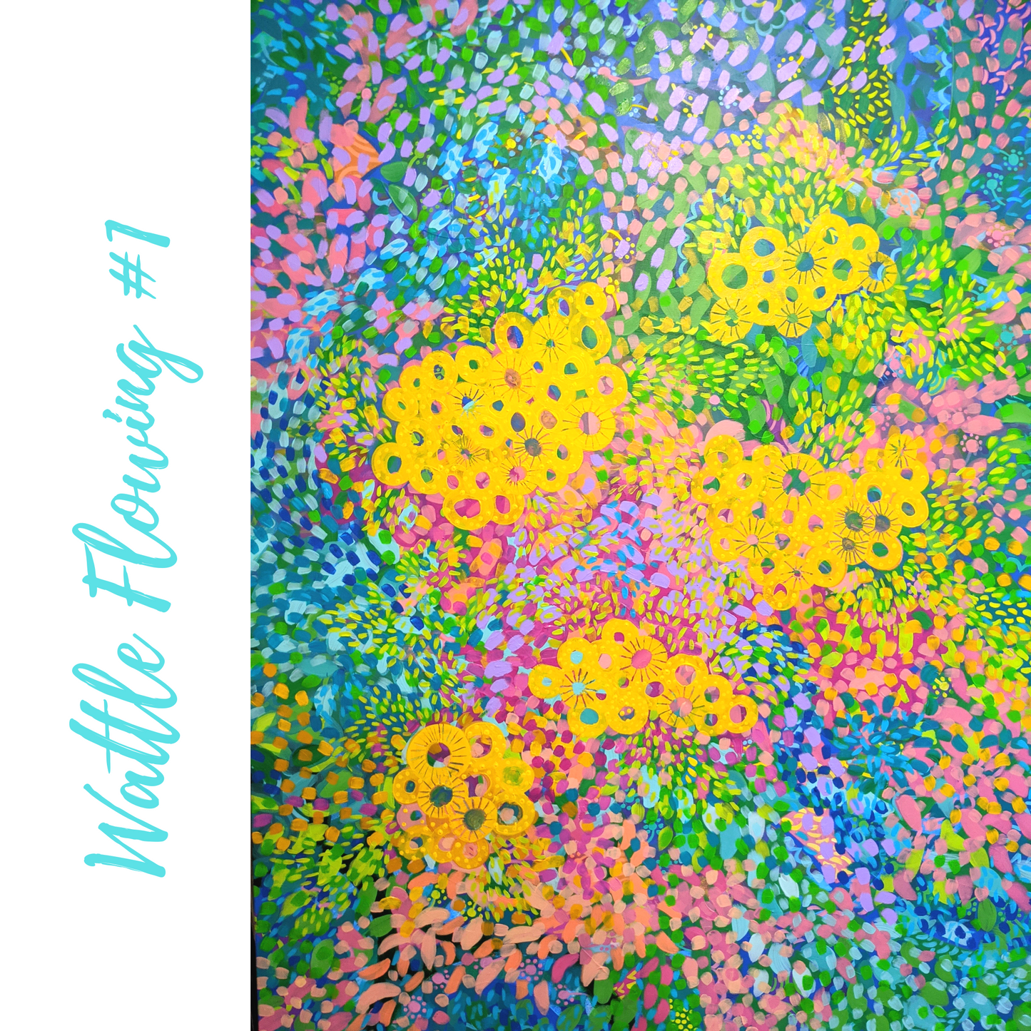 Wattle Flowing - signed FINE ART PRINT