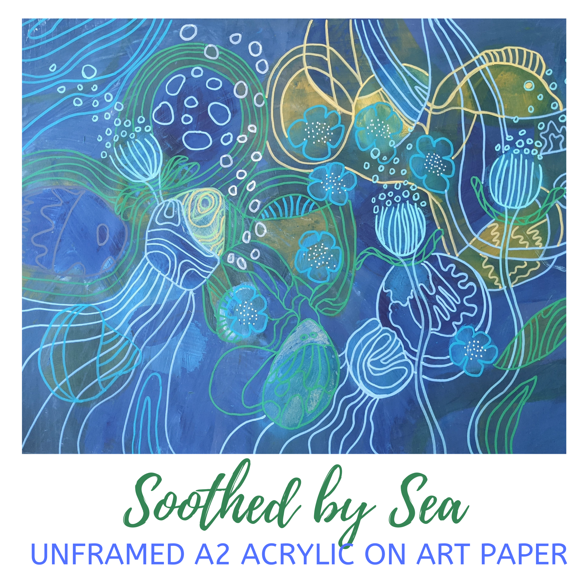 Soothed by Sea - ORIGINAL (unframed) - SOLD
