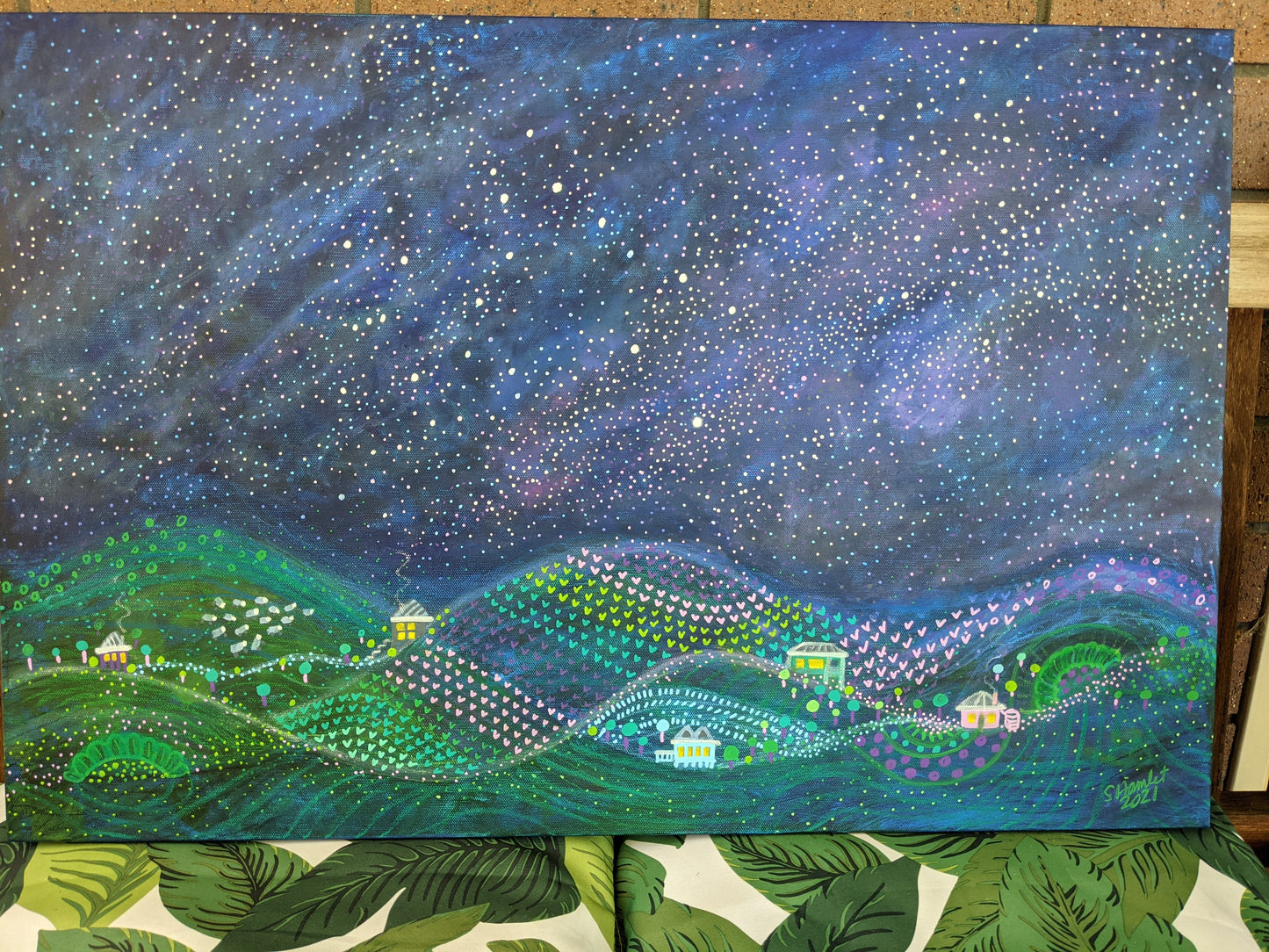 Starry Trails - ORIGINAL artwork - SOLD