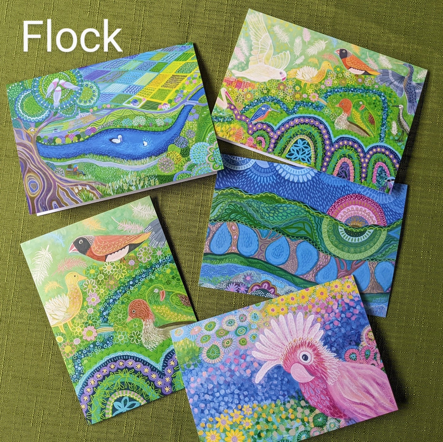 Art Cards - 'Flock' theme (set 5)