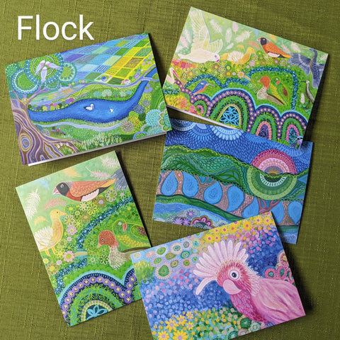 Art Cards - 'Flock' theme (set 5)